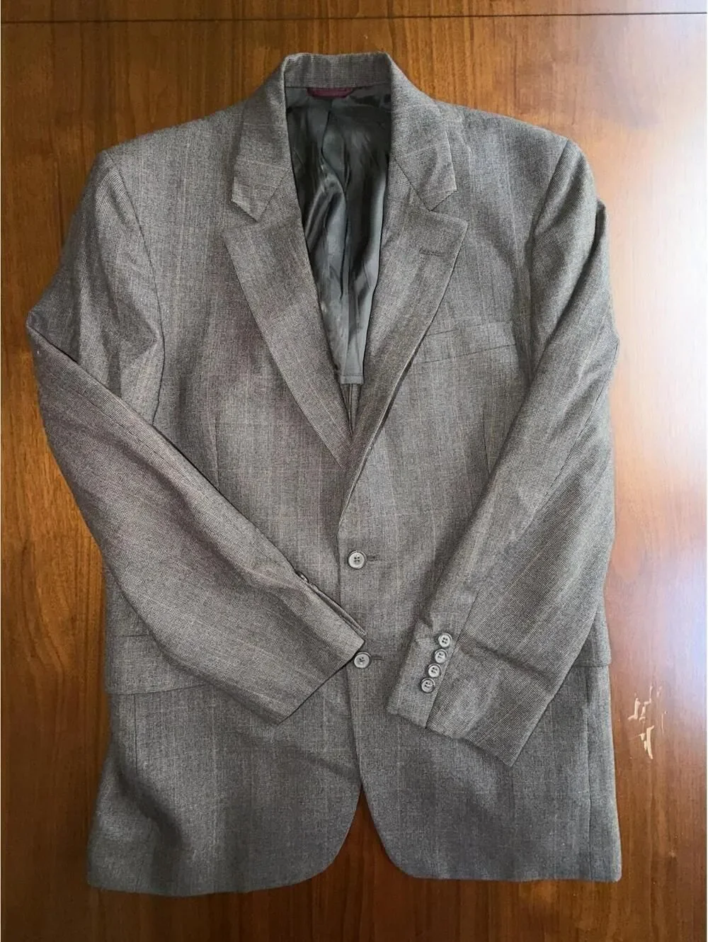 Hart Schaffner & Marx Men's Brown Plaid Blazer Jacket - Size 42